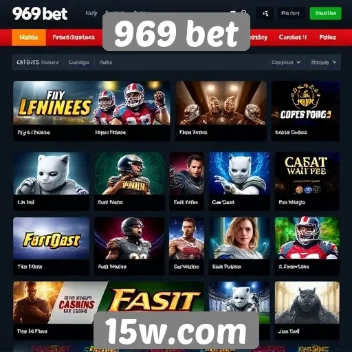 Oferta de jogos e apostas no 969 bet